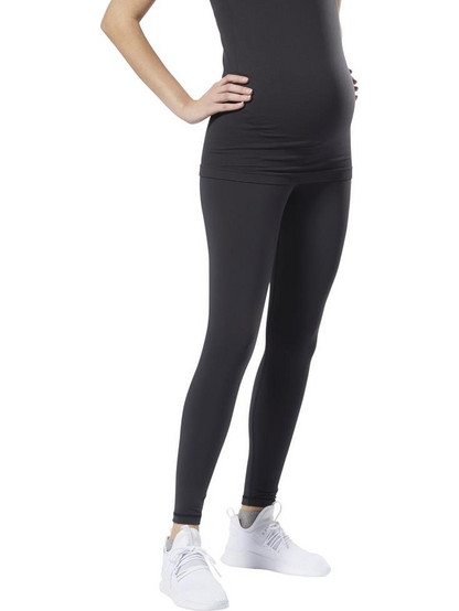 Reebok Lux 2.0 Maternity Tight Κολάν Εγκυμοσύνης Μαύρο DY8060