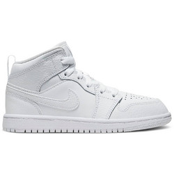 Jordan Air 1 MID Παιδικά Sneakers Μποτάκια Λευκά 640734-130