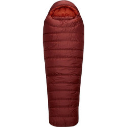 Rab Ascent 900 Long Sleeping Bag Μονό Χειμερινό Κόκκινο