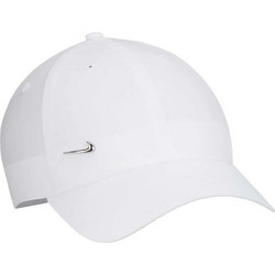 Nike Καπέλο Jockey Υφασμάτινο Λευκό FB5372-100