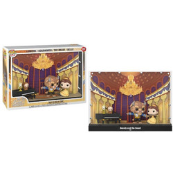 Funko Pop! Moment Deluxe Lumiere, Cogsworth, The Beast, Belle 07 Disney Beauty & The Beast Tale As Old As Time