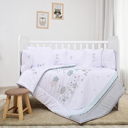 Lorelli Lily Giraffe Σετ Κούνιας White 4τμχ