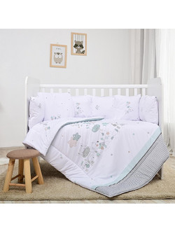 Lorelli Lily Giraffe Σετ Κούνιας White 4τμχ