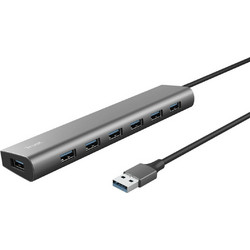Trust 24967 USB Hub 3.0 USB-A με 7 Θύρες USB-A & Εξωτερική Παροχή Ρεύματος