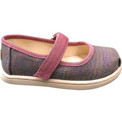 Toms Παιδικές Μπαλαρίνες Πάνινες με Σκρατς Ροζ 10017776