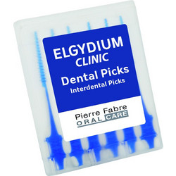 Elgydium Dental Picks Μεσοδόντιες Οδοντογλυφίδες Μπλε 36τμχ