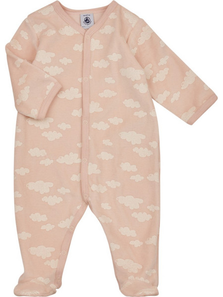 Petit Bateau Φορμάκι Μακρυμάνικo για Κορίτσι Ροζ A0840-01
