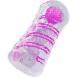 Pretty Love Male with Spiral Pocket Sleeve Αυνανιστήρι Purple