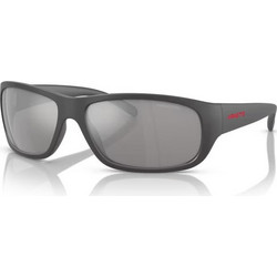 Arnette AN4290 28706 Ανδρικά Γυαλιά Ηλίου Ορθογώνια Κοκάλινα Μαύρα με Μαύρο Polarized Φακό