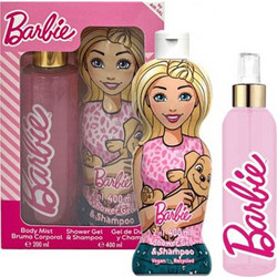 Air Val Barbie Body Mist 200ml + Shower Gel 400ml