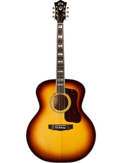 Guild F-55E Jumbo Maple Antique Burst