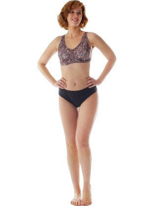 Gsecret Bikini Set με Ενίσχυση Ψηλόμεσο Μαύρο DY8064-26832