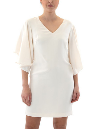 Lauren Ralph Lauren Mini Καλοκαιρινό Βραδινό Φόρεμα Λευκό 253855211007