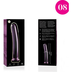 Ibiza Nebula Series 08 Borosilicate Γυάλινο Dildo 14.5cm Ροζ
