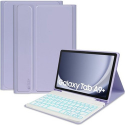 Tech-Protect Smart Case Pen With Keyboard Violet (Galaxy Tab A9+)