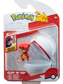 Jazwares Pokemon Clip 'N' Go Magby & Pokeball JW095057