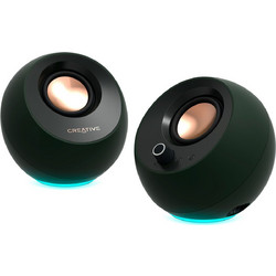 Creative Pebble Pro Ηχεία Υπολογιστή 2.0 20W με Bluetooth Black Green