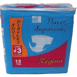 Regina No3 Large Πάνες Ακράτειας 12τμχ