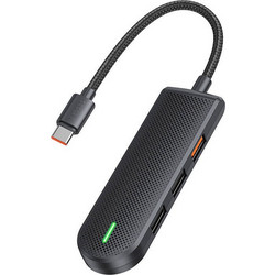 Mcdodo HU-1430 USB Hub 3.0 USB-C με 5 Θύρες USB-A / Card Reader