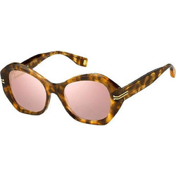 Marc Jacobs MJ1029S HJV/1U Γυναικεία Γυαλιά Ηλίου Πολυγωνικά Κοκάλινα Ταρταρούγα με Ροζ Polarized Φακό