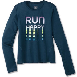 Brooks Γυναικείο Αθλητικό T-Shirt Πετρόλ 221668-456