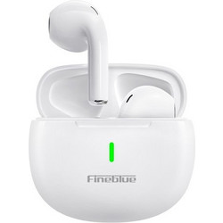 Fineblue M5 Ακουστικά Bluetooth Earbud White