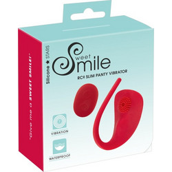 You2Toys Sweet Smile RC Slim Panty Vibe Κλειτοριδικός Δονητής Κόκκινος
