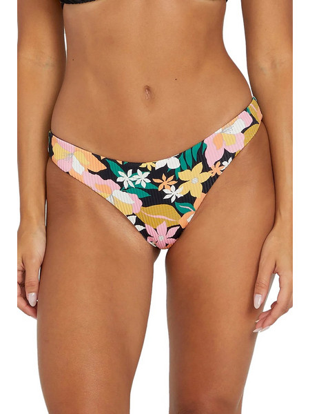 Volcom Had Me At Aloha Bikini Slip Floral Σομόν Πράσινο O2212405-MLT