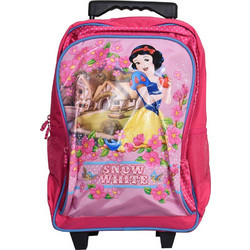 SunCe Snow White Σχολική Τσάντα Τρόλεϊ Δημοτικού Ροζ SWH-5032