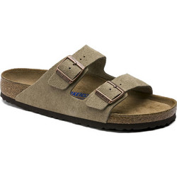 Birkenstock Arizona Soft Footbed Ανδρικά Σανδάλια Ανατομικά Εκρού 95130