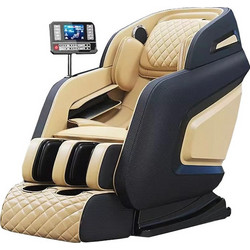 Πολυθρόνα Μασάζ με Υποπόδιο Χρυσή Rohaus 7800 MC-237800-GOBK