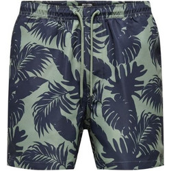 Only & Sons Ανδρικό Μαγιό Σορτς Floral Navy Μπλε 22028821