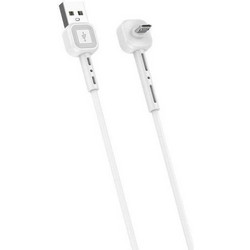 Awei CL-65 Angle 90° USB-A to Lightning Cable 1m White 841268887265200