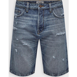 Only & Sons Ανδρική Βερμούδα Τζιν Μπλε 22024813