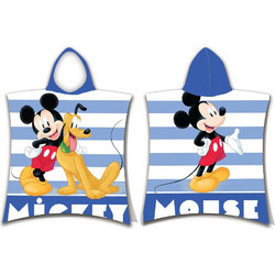 Borea Mickey Παιδικό Πόντσο Θαλάσσης Microfiber Μπλε 50x115cm