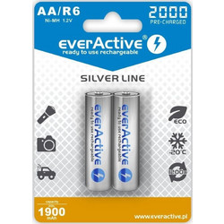 everActive HR6 AA Silver Line 1900mAh 2τμχ