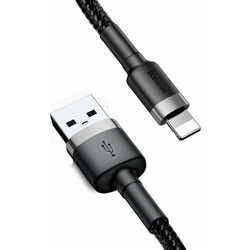 Baseus Cafule Braided USB-A to Lightning Cable 2m Black CALKLF-CG1