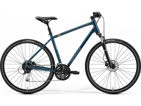 Merida Crossway 100 Ποδήλατο Trekking 28" Αλουμινίου με Δισκόφρενα Μπλε
