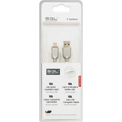 SGL FA5 USB-A to Lightning Cable 1m White TS-099132