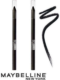 Maybelline Tattoo Liner 900 Deep Onyx Μολύβι Ματιών Αδιάβροχο 2x1.3gr
