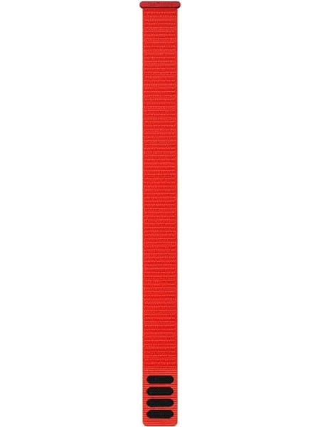 Garmin UltraFit Nylon 22mm Λουράκι Υφασμάτινο Flame Red (Garmin Fenix 3 / 5 / 6 / 6 Pro / 7)