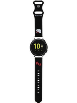 Hello Kitty Head Λουράκι Σιλικόνης Black (Universal 20mm)