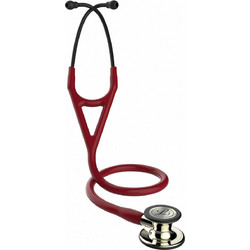 3M Littmann Cardiology IV Παιδιατρικό Καρδιολογικό Στηθοσκόπιο Non Chill με Διπλό Κώδωνα Burgundy Champagne 6176