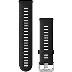 Garmin Quick Release 22 Λουράκι Σιλικόνης Black / Silver