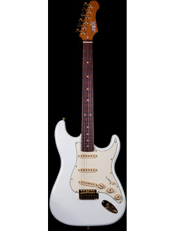 Jet Guitars JS-380 Ηλεκτρική Κιθάρα ST Style με SSS Μαγνήτες και Ταστιέρα Maple White