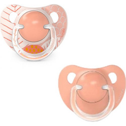 Suavinex Sx Pro Anatomical Ανατομικές Ορθοδοντικές Πιπίλες Σιλικόνης 18m+ Dreams Pink 2τμχ