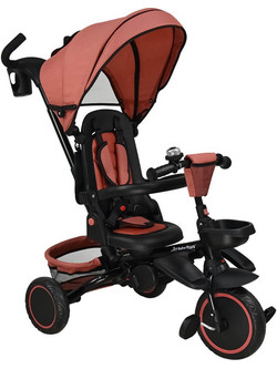 Bebe Stars Racer 360 Τρίκυκλο Ποδήλατο με Σκίαστρο & Χειρολαβή Sunburnt
