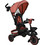 Bebe Stars Racer 360 Τρίκυκλο Ποδήλατο με Σκίαστρο & Χειρολαβή Sunburnt
