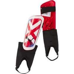 Puma Ultra Light Strap Επικαλαμίδες Ποδοσφαίρου Ενηλίκων Κόκκινες 030872-05