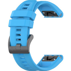 Techsuit QuickFit W060 Λουράκι Σιλικόνης Blue (Garmin Fenix 3 / 5X / 3HR / 5X Plus / 6X / 6X Pro / 7X)